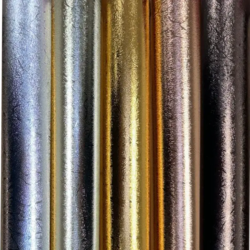 Textured metal craft 5 farver med 2 ark transfer