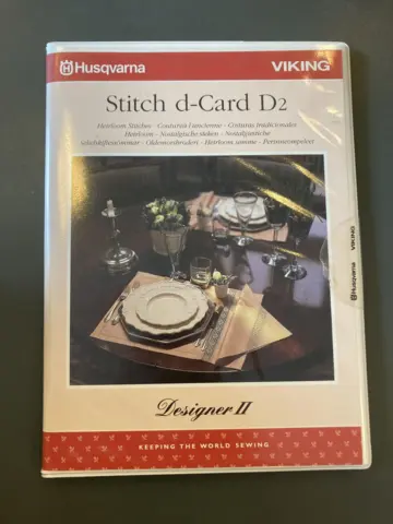 Husqvarna Viking Stitch d-Card D2