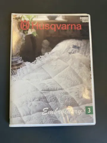 Husqvarna Viking Embroidery 3 D-card