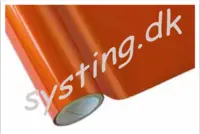 Deco foil mat orange 10